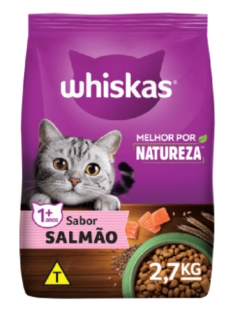 WHISKAS® Melhor Por Natureza Salmão 2,7kg