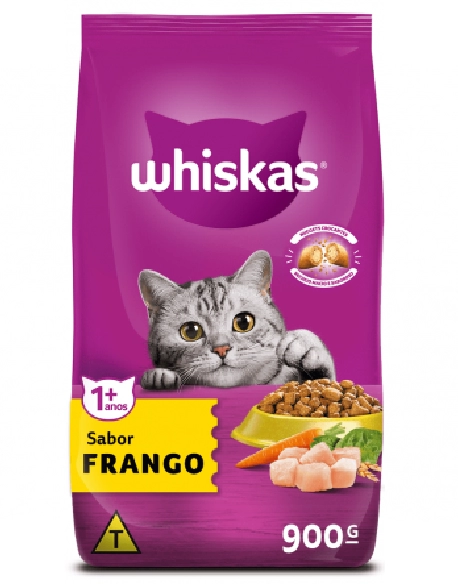 WHISKAS® Adulto Sabor Frango 900g