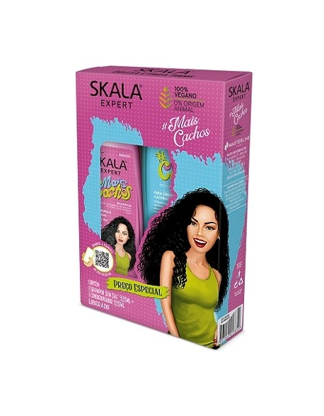 Skala Shampoo + Condicionador Mais Cachos 325ml