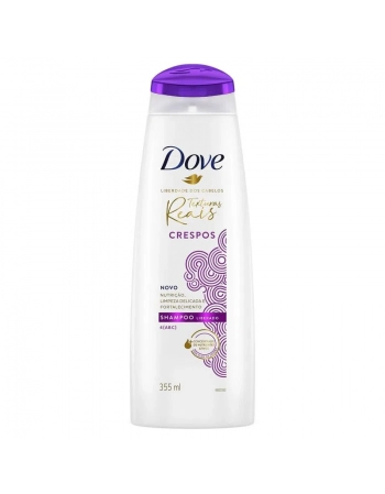 Dove Shampoo Texturas Reais Crespos Óleo de Jojoba 355ml