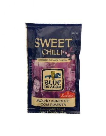 SAK. MOLHO SWEET CHILLI BLUE DRAG SACHET 120X18ML