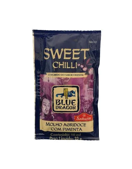 SAK. MOLHO SWEET CHILLI BLUE DRAG SACHET 120X18ML