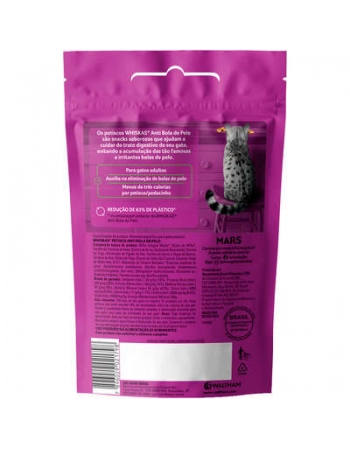 Whiskas Temptations Anti Bola de Pelo 80g