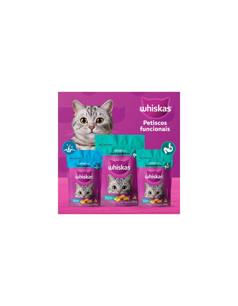 Whiskas Temptations Anti Bola de Pelo 40g