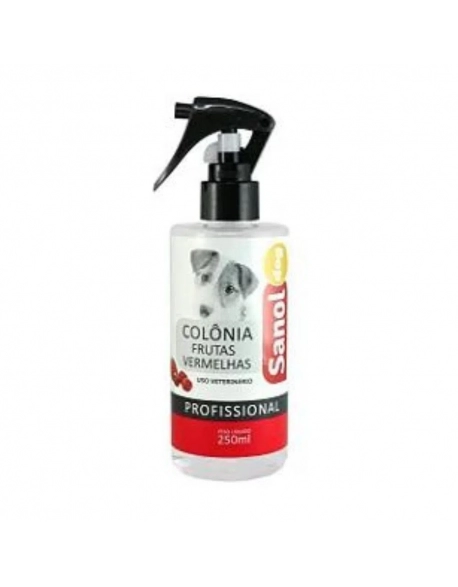 COLONIA SANOL DOG FRUTAS VERMELHAS 250ML (12)