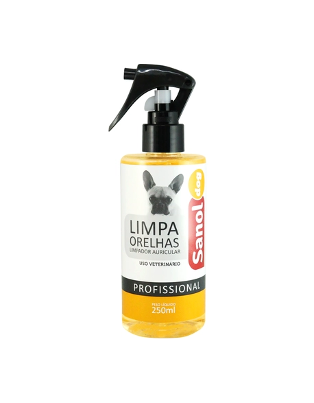 LIMPA ORELHAS SANOL DOG 250ML (12)