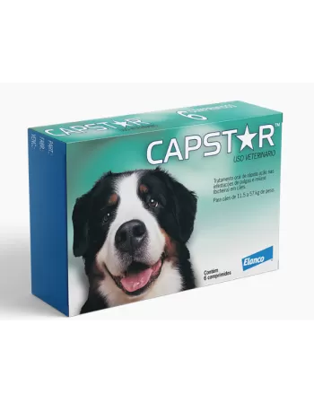 Capstar™ antipulgas para cães e gatos 57mg c/ 6 comprimidos