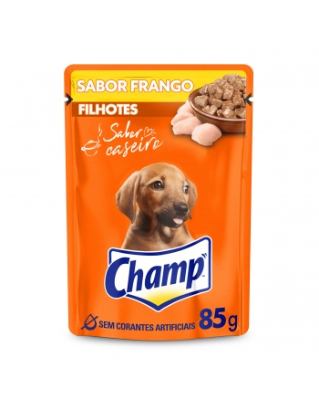 Ração Úmida Champ Filhote Frango 85g