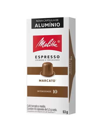 Café Melitta Cápsula Alumínio Marcato C/10 Cápsulas