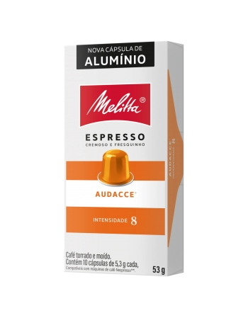 Café Melitta Cápsula Alumínio Audacce C/10 Cápsulas