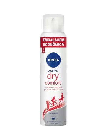 Nivea Dry Confort Desodorante Aerosol Feminino Leve 200ml Pague 150ml