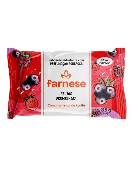 SINTER FARNESE SABONETE FRUT VERMELHAS 85G (72)