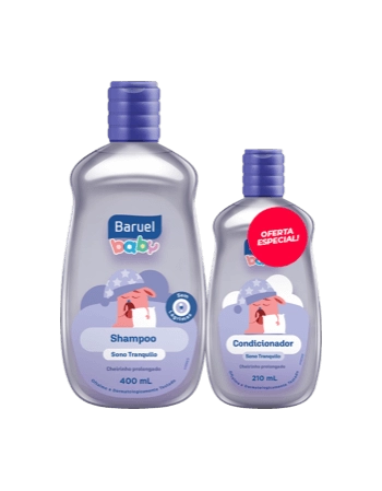 Baruel Baby Sono Tranquilo Shampoo 400ml + Condicionador 210ml