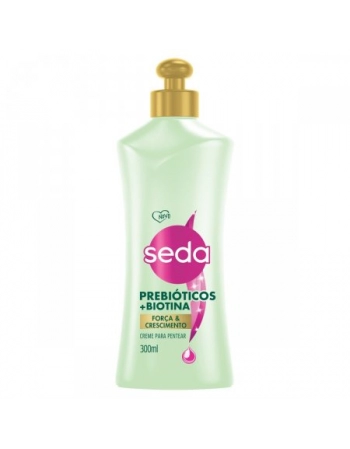 UNI SEDA CREME PENTEAR PREBIOTICO+BIOTINA 300ML (12)