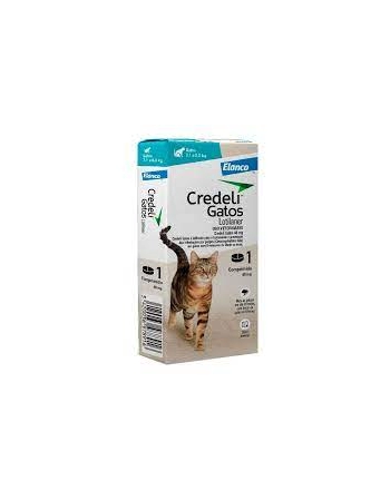 CREDELI GATOS TABLETES C/1 48MG 2,1KG - 8,0KG (192)