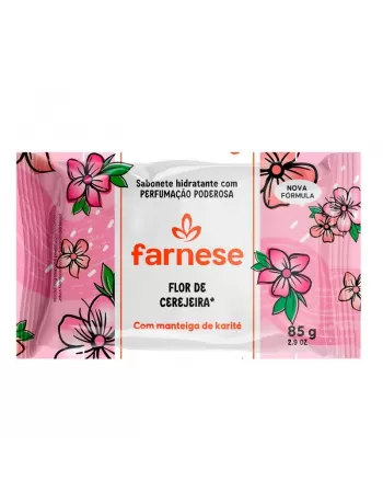 Sabonete Farnese Em Barra Flor De Cerejeira 85g