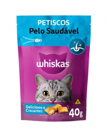 Whiskas Temptations Pelo Saudável 40g