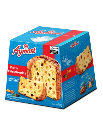 AYMORÉ PANETTONE FRUTAS CRISTALIZADAS 400G
