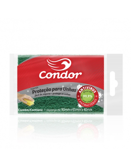 Esponja Limpeza Multiuso Protege Unhas Condor