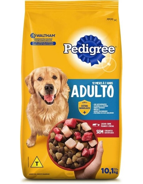 Ração PEDIGREE® Carne, Frango e Cereais 10kg