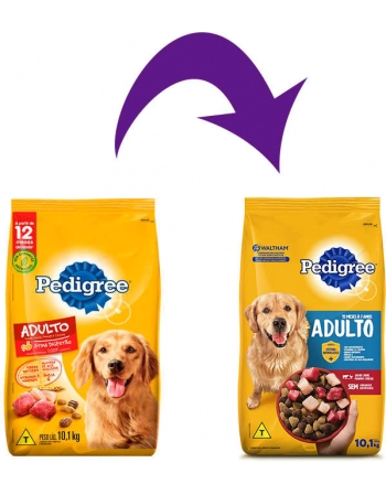 Ração PEDIGREE® Carne, Frango e Cereais 10kg
