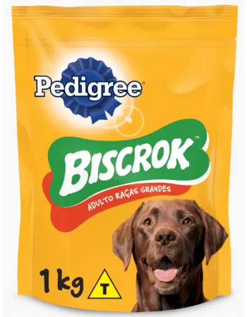 Biscoito PEDIGREE® BISCROK® Adulto Raças Grandes 1kg