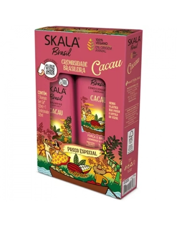 Skala Shampoo + Condicionador Brasil Cacau 325ml