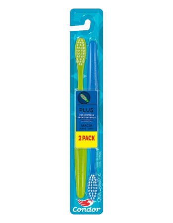 Escova Dental Condor Plus Macia Promocional 2PACK