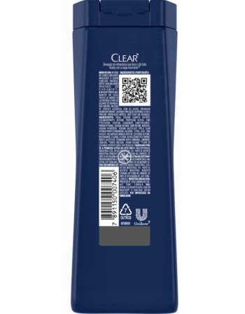 Shampoo Anticaspa CLEAR Men Ice Cool Menthol 200ml