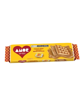 Biscoito Wafer Passion Paçoca Amor 80g