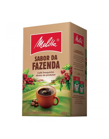 CAFE MELITTA SABOR DA FAZENDA TORRADO E MOÍDO CAIXA 500G (20)