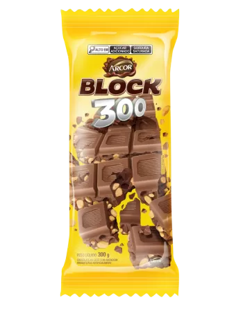 Tablete Block Arcor 300g