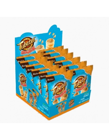 Tubetes® Snack Rolinho De Wafer Recheado Paçoca Barion 44g Display Com 12 Unidades