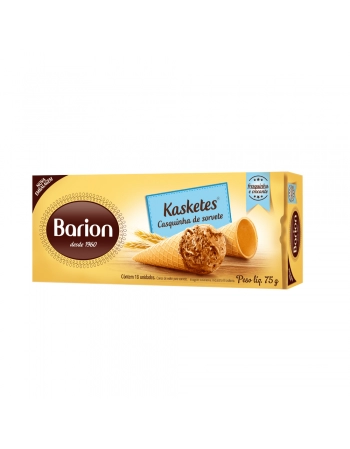 BARION KASKETES CASQUINHA DE WAFER 75G (24)