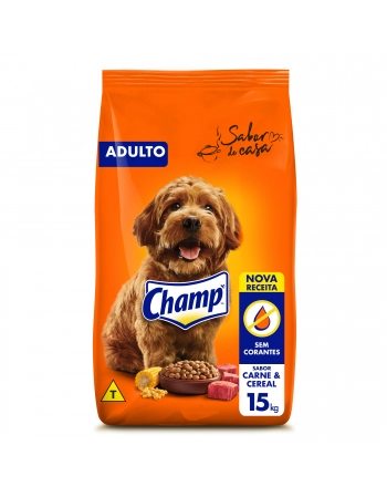 Ração Champ Adulto Carne e Cereal 15kg