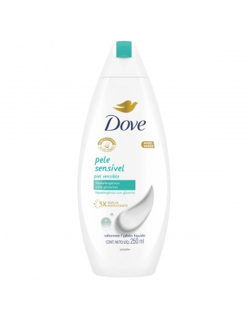 Dove Sabonete Líquido Pele Sensível 250ml