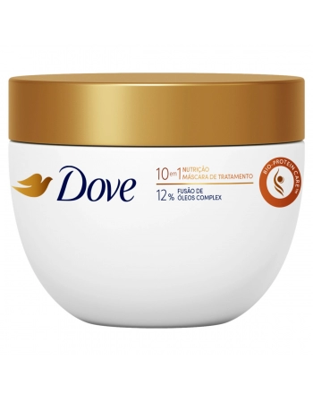 Dove Máscara Tratamento 10 em 1 Nutrição 12% Óleos Complex 270g