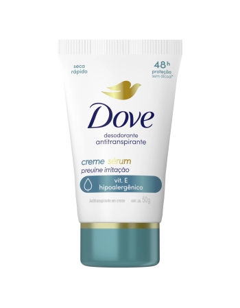 Dove Desodorante Creme Sérum Previne Irritação 50g