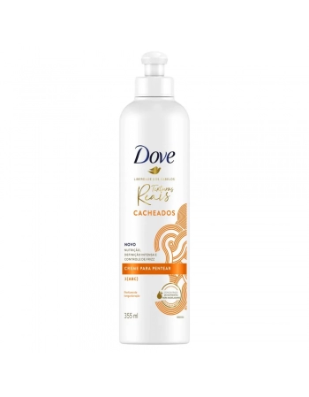 Dove Creme Pentear Com Óleo de Babosa Liberdade Dos Cabelos Texturas 355ml