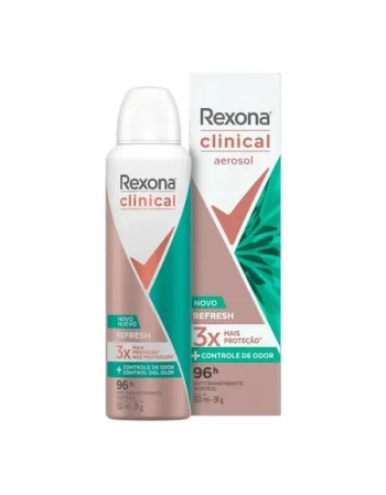 UNI REXONA AERO CLINICAL REFRESH 96H 150ML (12)