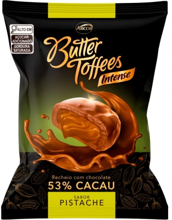 BALA BUT TOF 53% CACAU PISTACHE 90G (30)