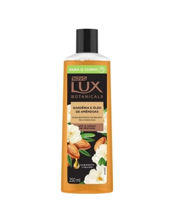 UNI LUX SABONETE LIQ GARDENIA E OLEO DE AMEND 12H 250ML (12)