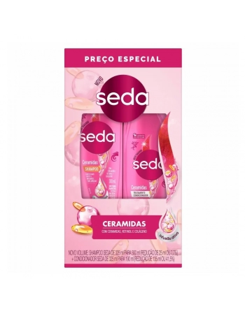 UNI SEDA SH+COND RETINOL E COLÁGENO CERAMIDAS 300/190ML (15)