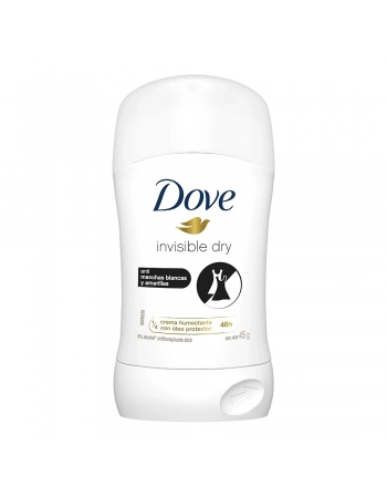 UNI DOVE DESOD STICK INVISIBLE DRY 72H 45G (12)