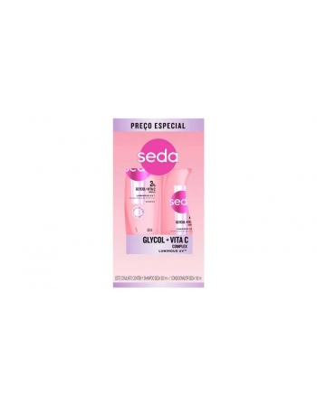 UNI SEDA SH+COND 2%/4% GLYCOL VIT. C COMPLEX LUMINOUS UV 300/190ML (15)