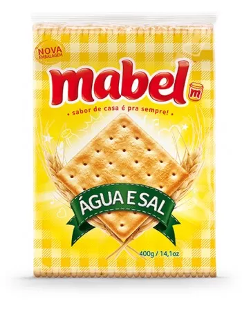 Biscoito Mabel Água e Sal 400g