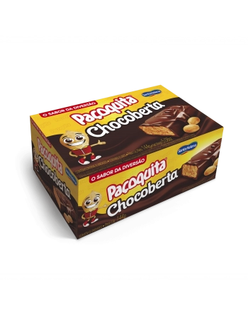 PAÇOQUITA COB/ CHOCOLATE SANTA HELENA DISPLAY 8UN 144G