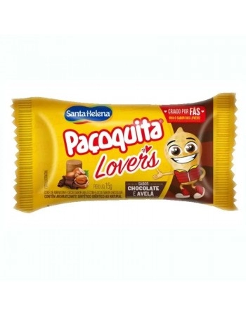 PAÇOQUITA SANTA HELENA LOVERS 8X15G