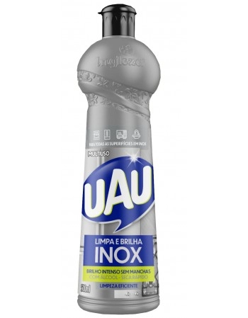 UAU M USO LIMPA E BRILHA INOX SQUEEZE 500ML (24)
