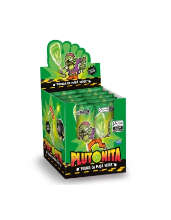 PIRULITO PLUTONITA EXPL MAÇÃ 24X5G